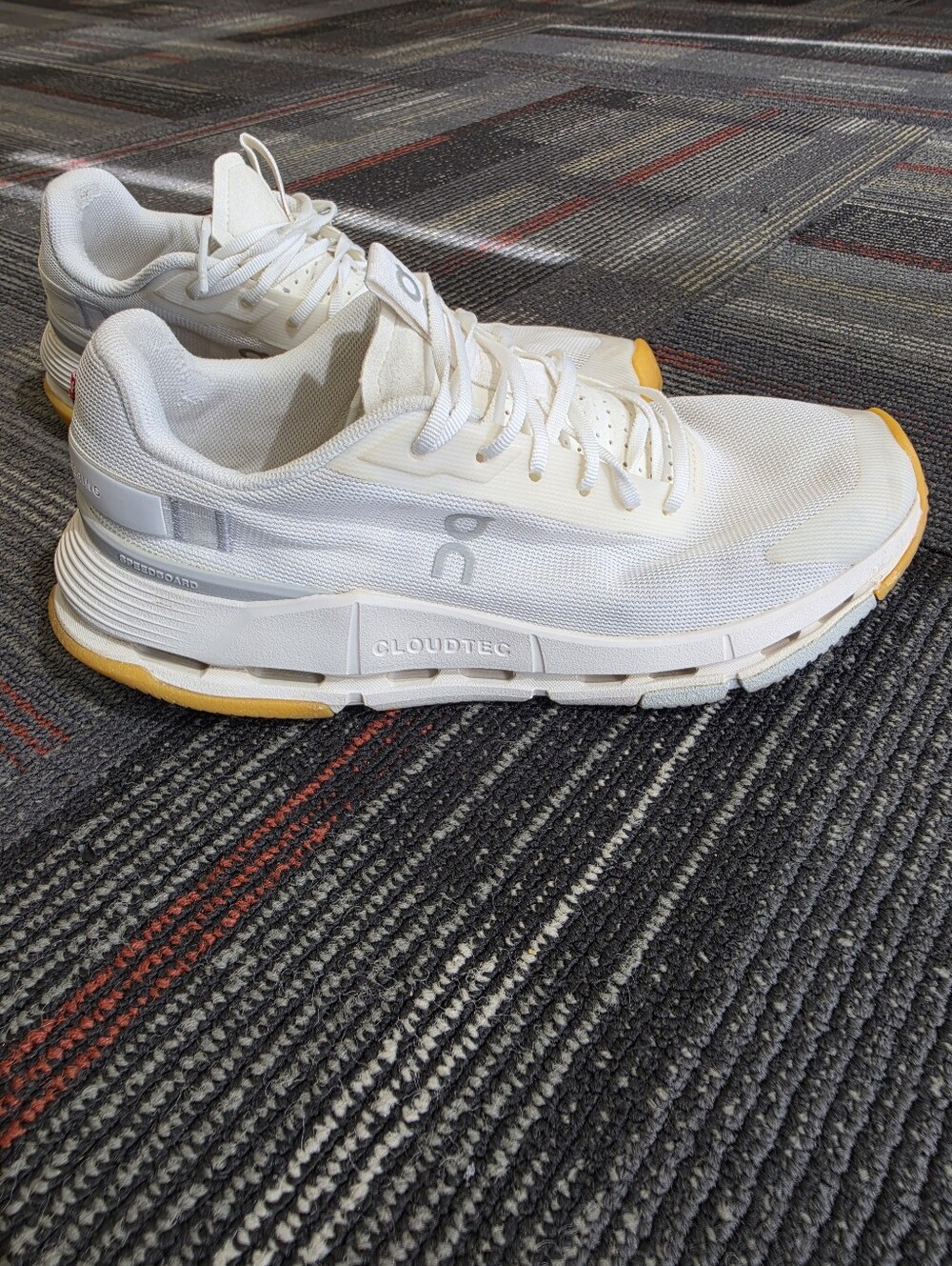 On Cloudnova 2 White Ivory Gum Sneakers Women’s Size 7 CloudTec - Picture 2 of 7